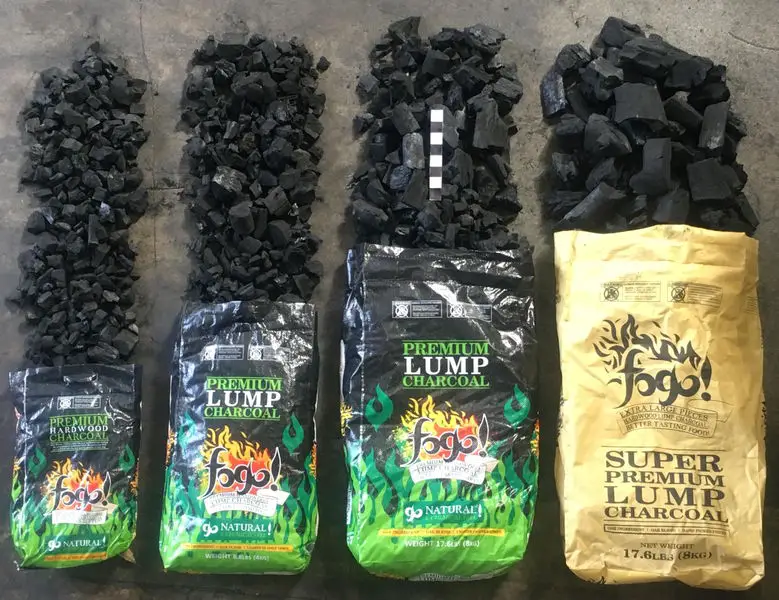 Best Lump Charcoal - Sizes