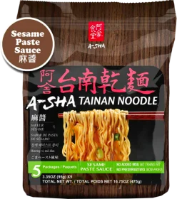 Best Ramen on Amazon - Asha Healthy Ramen Tainan Noodles Sesame Paste