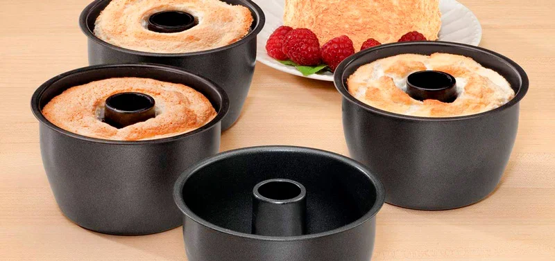 DBROTH Mini Angel Food Cake Pans, Set of 4 Review