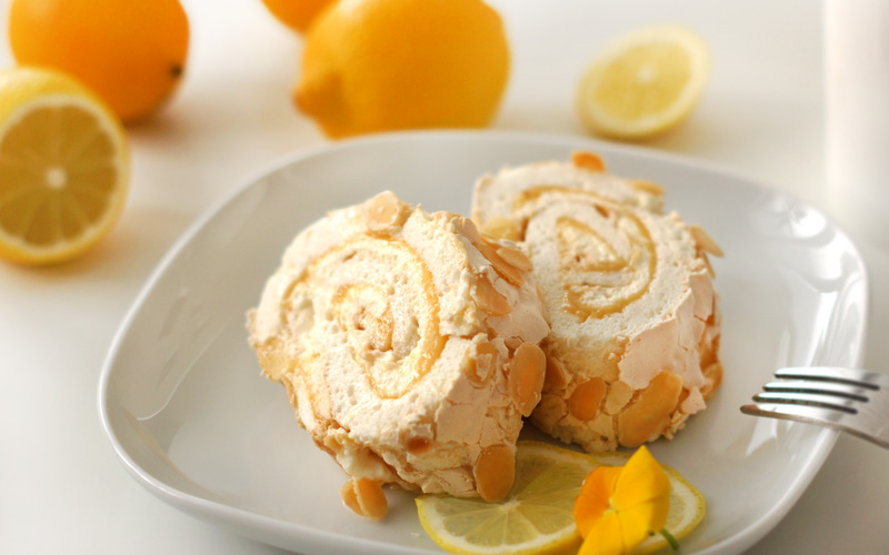 Lemon Meringue Roulade - Easy Dessert Recipe