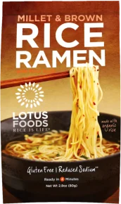 Best Ramen on Amazon - Lotus Foods Millet Brown Rice Ramen Miso Soup