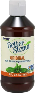 NOW Foods Better Stevia Liquid Zero-Calorie Sweetener Orignal Flavor