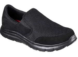 Best restaurant work shoes - Skechers McAllen Flex Advantage Slip Resistant Mcallen Slip On Black