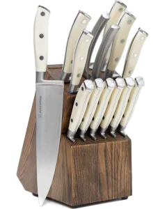 Best Dishwasher Safe Knife Set - Styled Settings 14 Piece Knife Set with Block