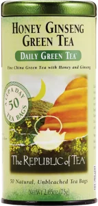 Best Tea on Amazon - The Republic of Tea Honey Ginseng Green Tea Review