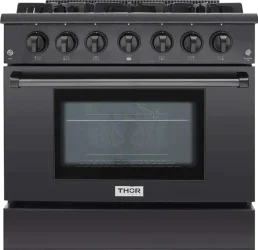 Thor Kitchen HRG3618-BS 36-Inch Gas Range 6 Burners Review