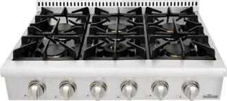Thor Kitchen HRT3618U Pro-Style Gas Rangetop 6 Sealed Burners Review