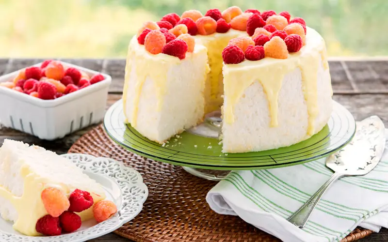 best angel food cake round pan