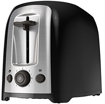 BLACK DECKER 2-Slice Extra Wide Slot Toaster - Best user-friendly toaster