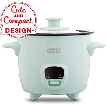 DASH Mini Rice Cooker - Most Versatile Rice Cooker for a Small Family